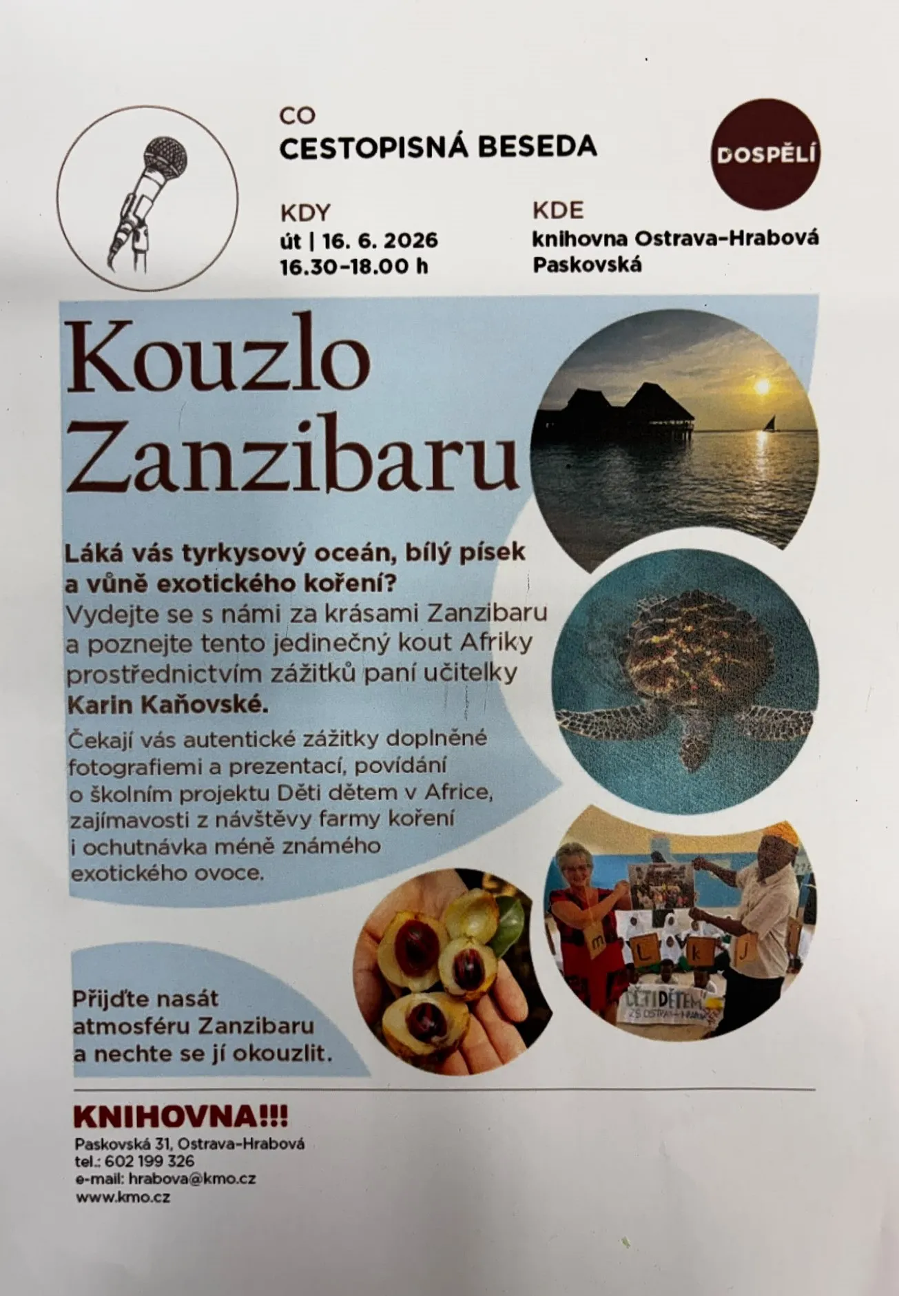 Přednáška Zanzibar
