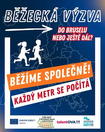 ZŠ Hrabová společně doběhla až do Bruselu!